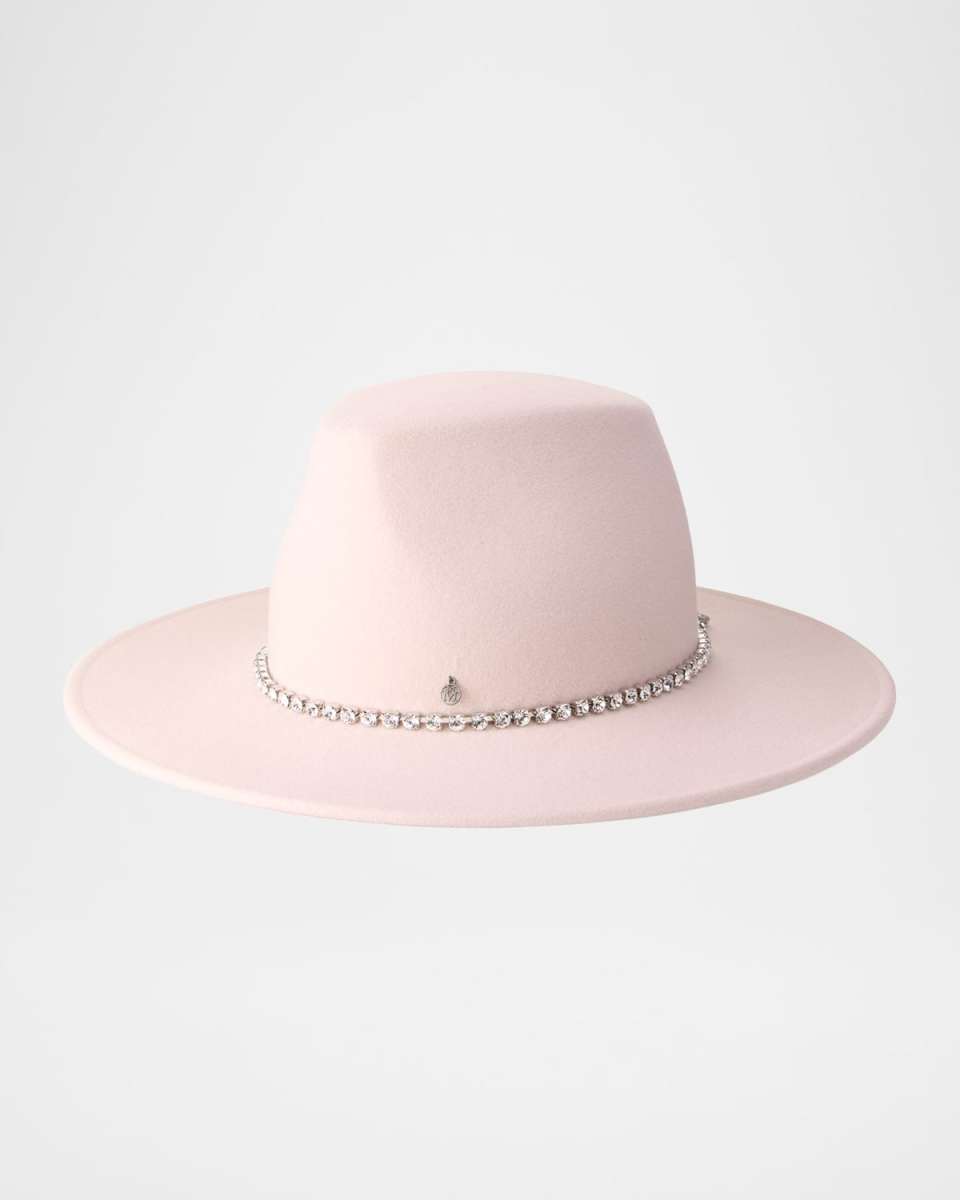 Kyra Wool Felt Strass Hat